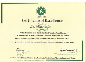 6-IQSK - Certificate of Excellence Award-BHH-600