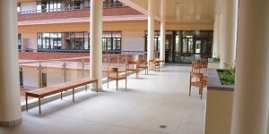 Aga Khan University Centre Atrium Seating Area