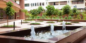 Aga Khan University Centre Courtyard & Fountain